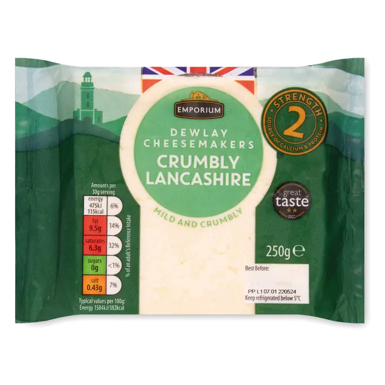 Dewlay Cheesemakers Crumbly Lancashire Cheese