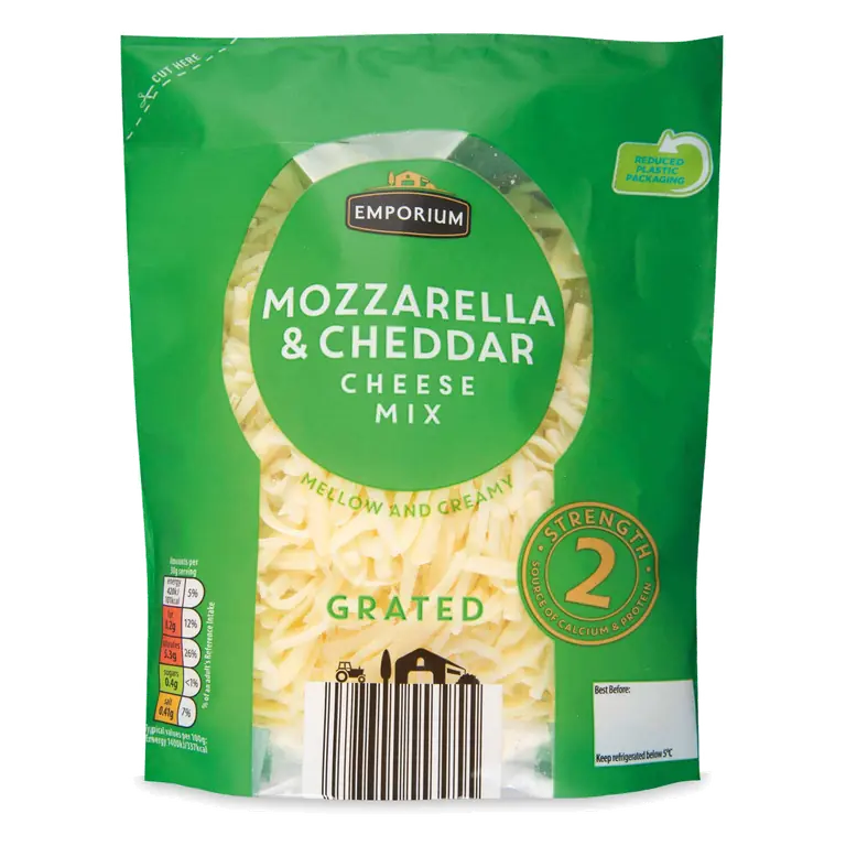 Grated Cheddar & Mozzarella Cheese Mix