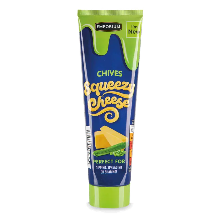 Squeezy Cheese with Chives