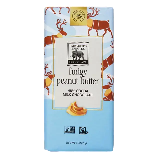 Milk Chocolate, Fudgy Peanut Butter, 48% Cocoa