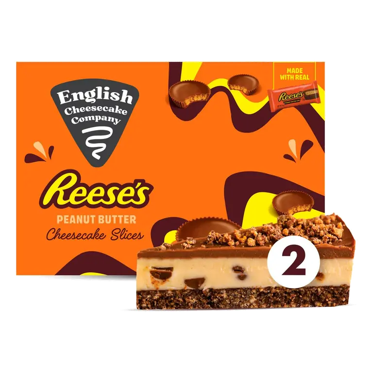 180g Peanut Butter Reese's Cheesecake Slices