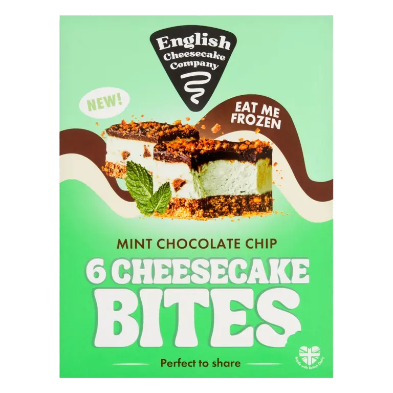 Mint Choc Chip Cheesecake Bites 6 pack 210g