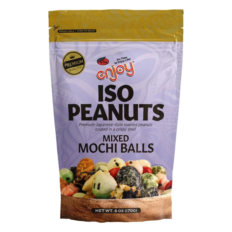 Enjoy Iso Peanuts Mix Mochi Balls, 6oz