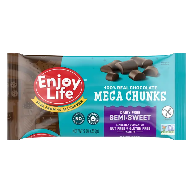 Dairy Free Vegan Semi-Sweet Real Chocolate Mega Chunks