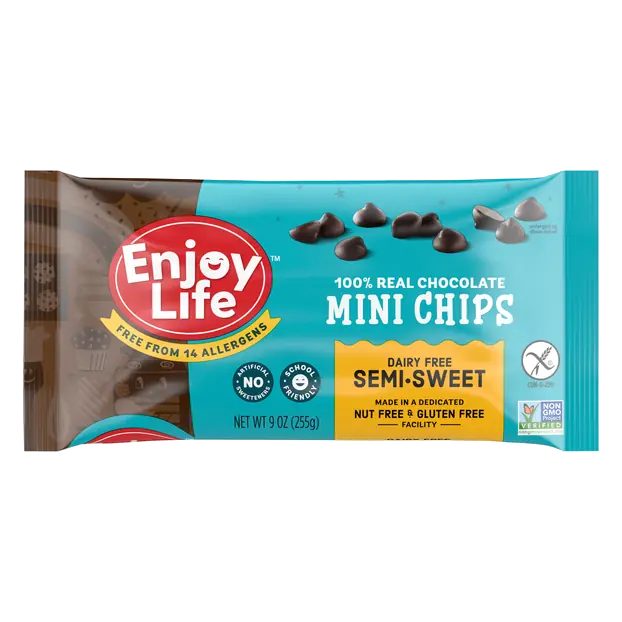 Dairy Free Vegan Semi-Sweet Real Chocolate Mini Chips