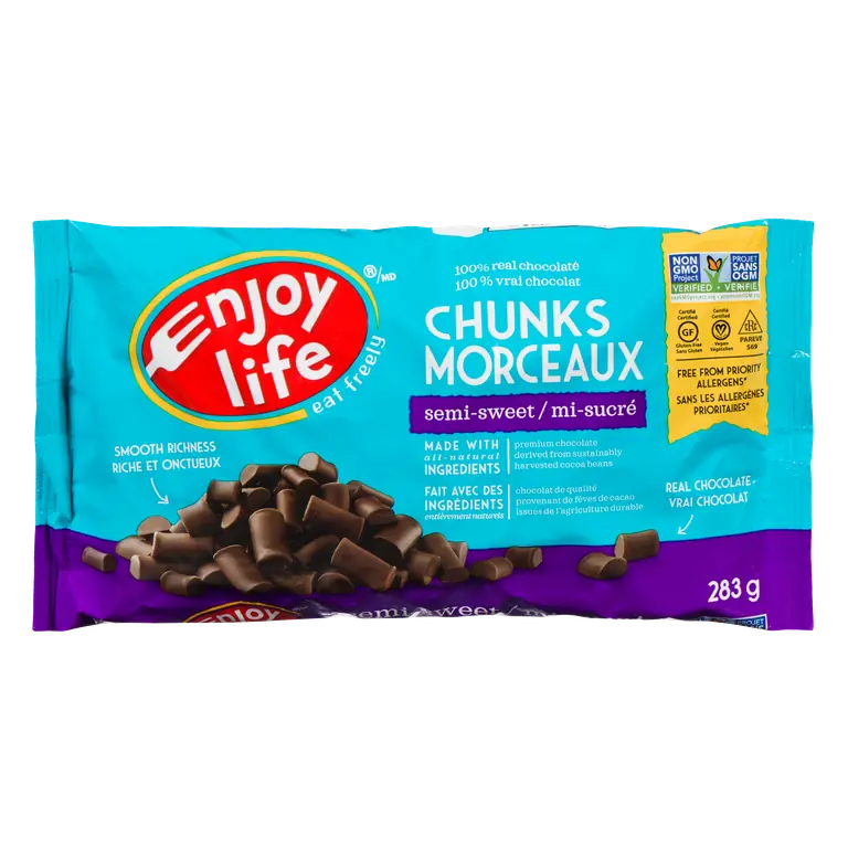 Gluten-Free Chunks Chocolate Semi Sweet 283 g