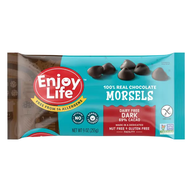 Gluten & Dairy Free Vegan Dark Chocolate Baking Morsel Chips