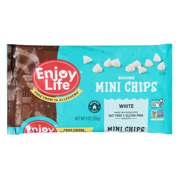 Gluten Free Vegan Mini White Chocolate Baking Morsel Chips