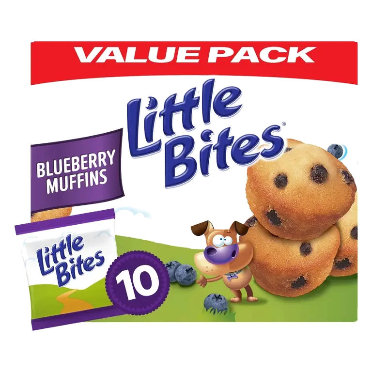 Entenmann's Little Bites Blueberry Mini Muffins, 15oz/10ct