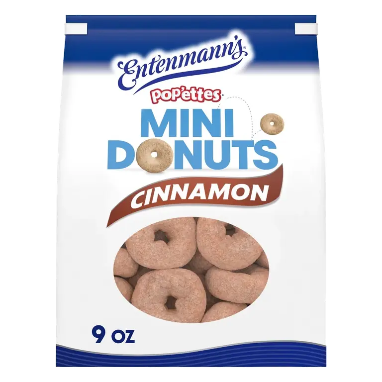 Entenmann's PoP'ette Cinnamon Mini Donuts Bag, 9oz