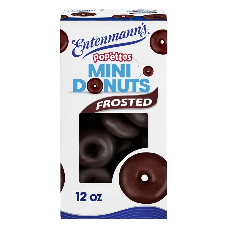 Entenmann's PoP'ettes Rich Frost Donuts, 12oz