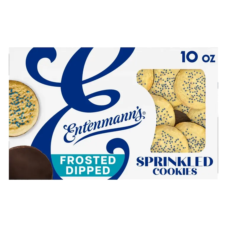 Entenmann's Sprinkles Iced Cookie Box, 10oz