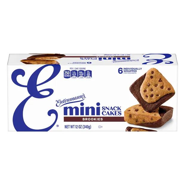 Brookies Mini Snack Cakes - 6 ct