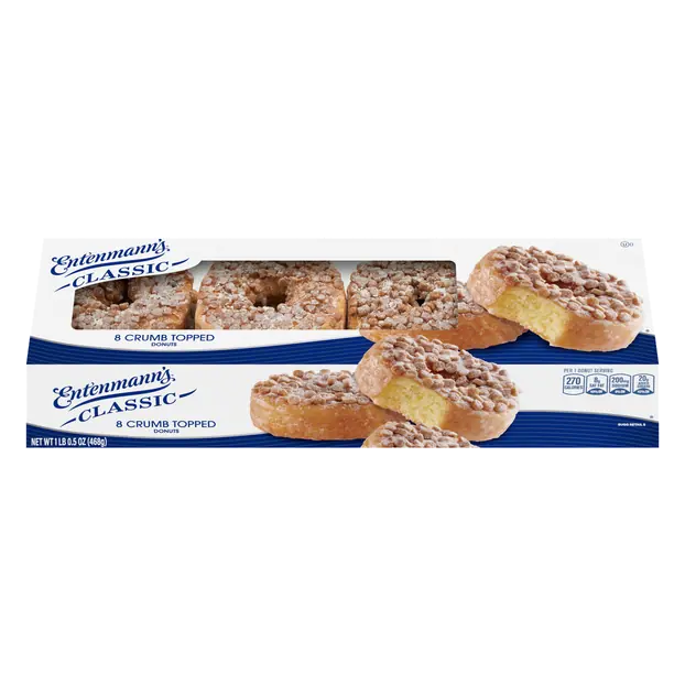 Crumb Topped Donuts - 8 ct