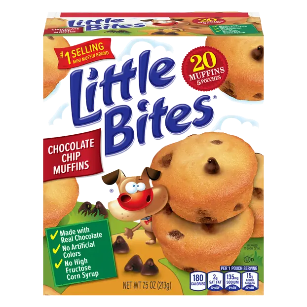 Little Bites Chocolate Chip Mini Muffins - 5 ct