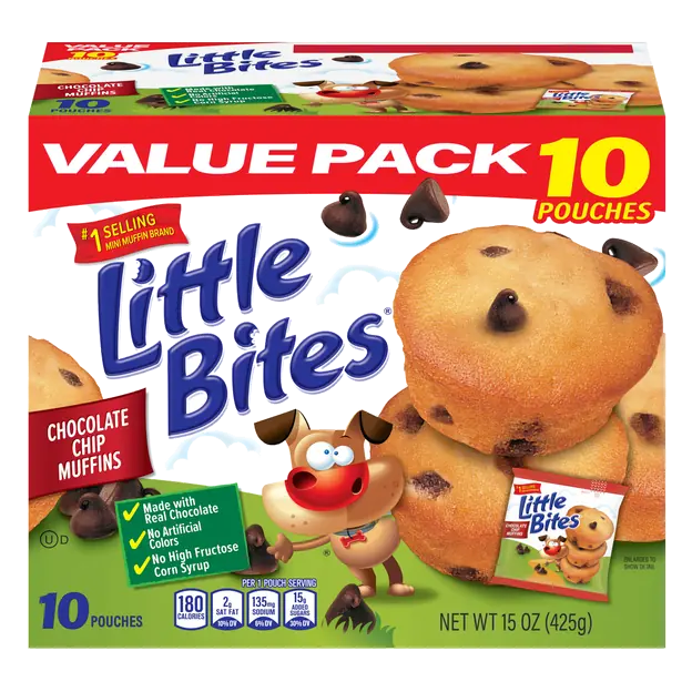 Little Bites Chocolatey Chip Mini Muffins Value Pack - 10 ct