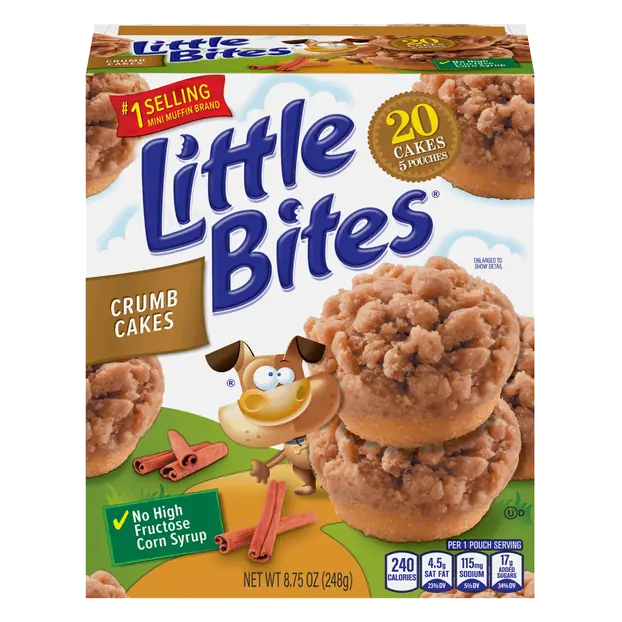 Little Bites Mini Crumb Cakes - 5 ct