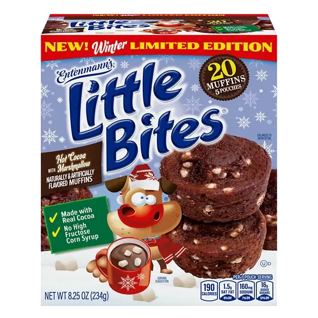 Little Bites Muffins, Hot Cocoa with Marshmallow