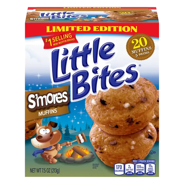 Little Bites S'mores Mini Muffins - 5 ct