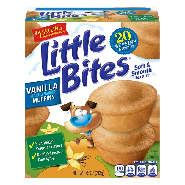 Little Bites Vanilla Mini Muffins - 5 ct