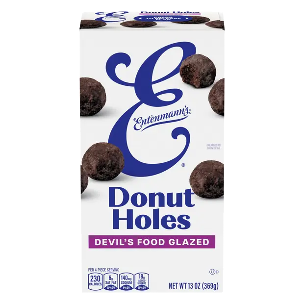 Pop'ems Devil's Food Glazed Chocolate Donut Holes