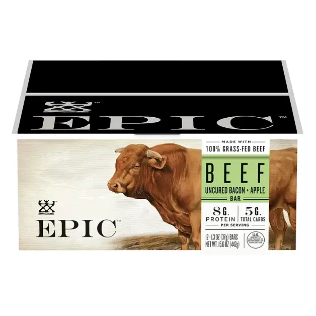 Beef Uncured Bacon + Apple Bar