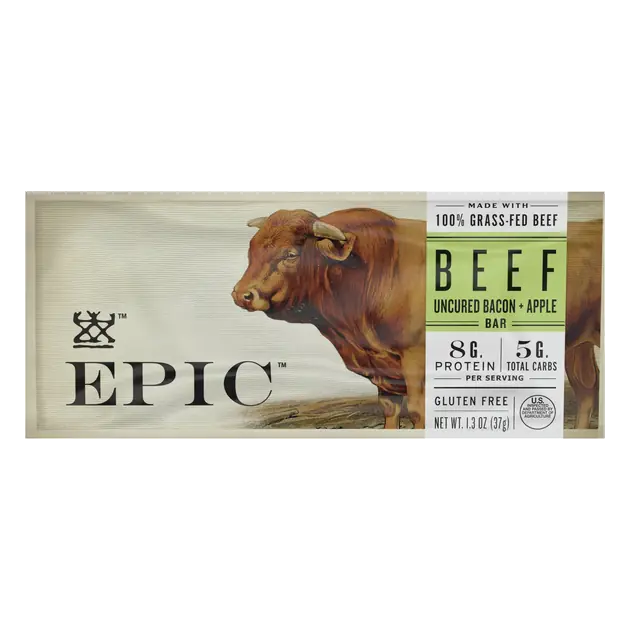 EPIC Beef Apple + Uncured Bacon Bar