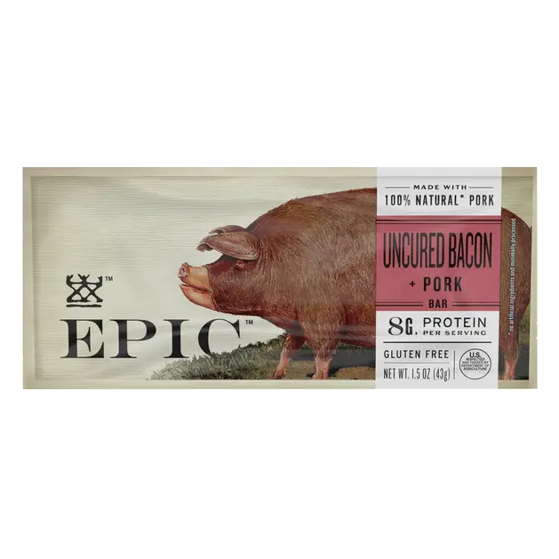 EPIC Maple Uncured Bacon and Pork Bar