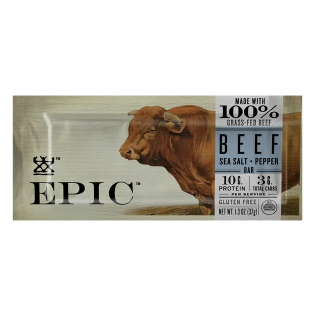 EPIC Sea Salt Pepper Beef Bar
