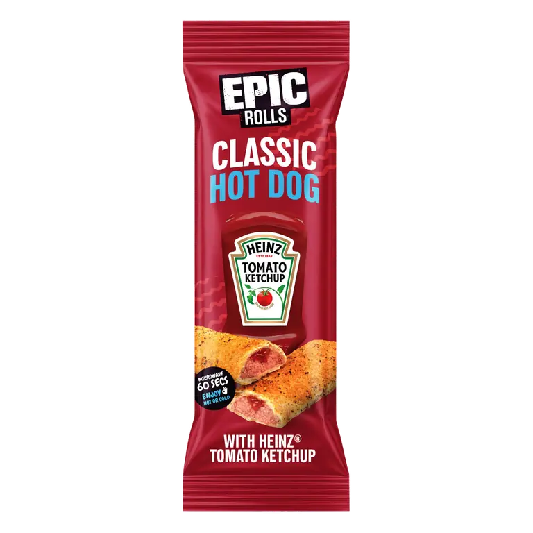 EPIC Rolls Hot Dog and Ketchup Roll 130g