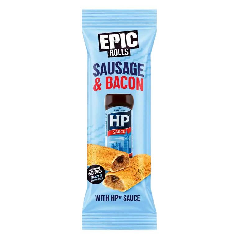 Epic Rolls Sausage & Bacon with HP Sauce