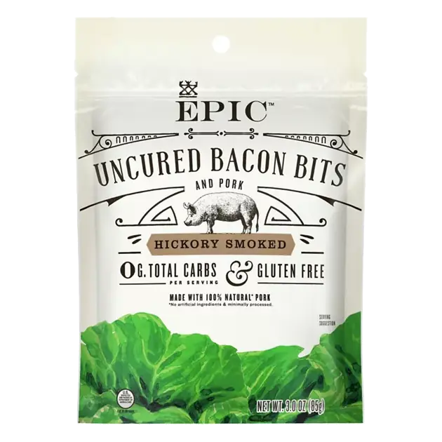 Uncured Hickory Smoked Bacon Bits and Pork