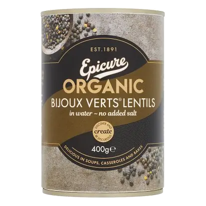 Organic Bijoux Verts Lentils