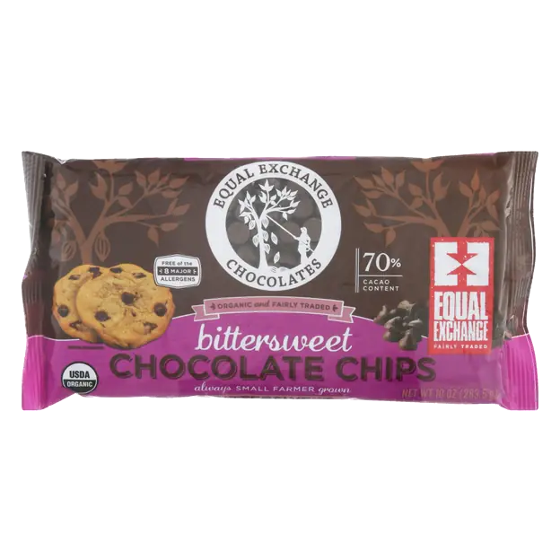 Organic Bittersweet Chocolate Baking Morsel Chips 70% Cacao