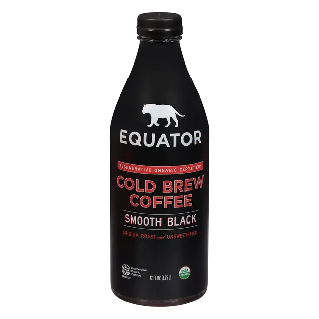 Organic Smooth Black Cold Brew Coffee Refrigerated
