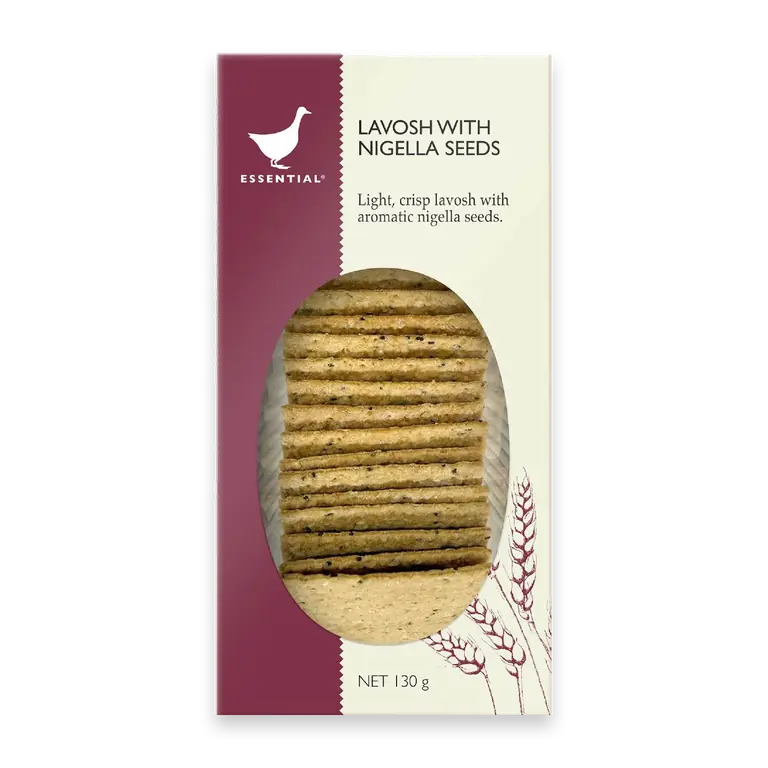 Lavosh Crackers With Nigella Seeds