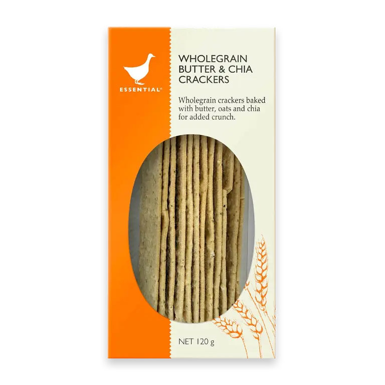 Wholegrain Butter & Chia Crackers