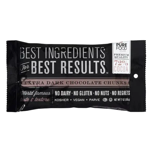 Pure Food Extra Dark Chocolate Chunks 200 g