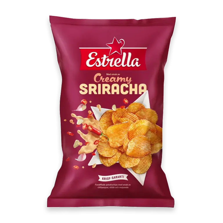 Chips Creamy Sriracha chili 275g