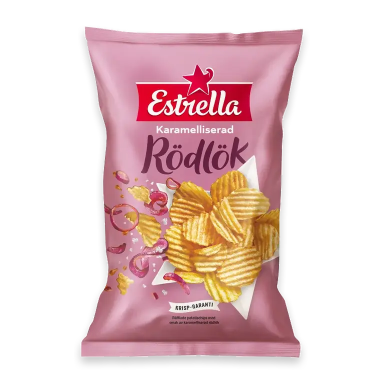 Chips Karamelliserad Rödlök 275g