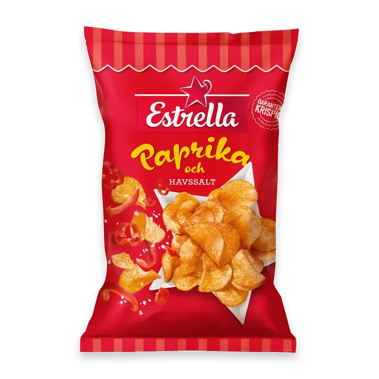 Chips Paprika & Havssalt 275g