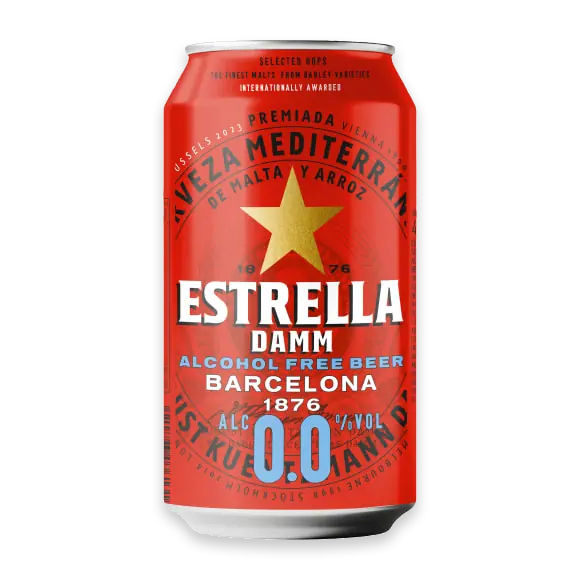 Estrella Damm Alkfri Öl