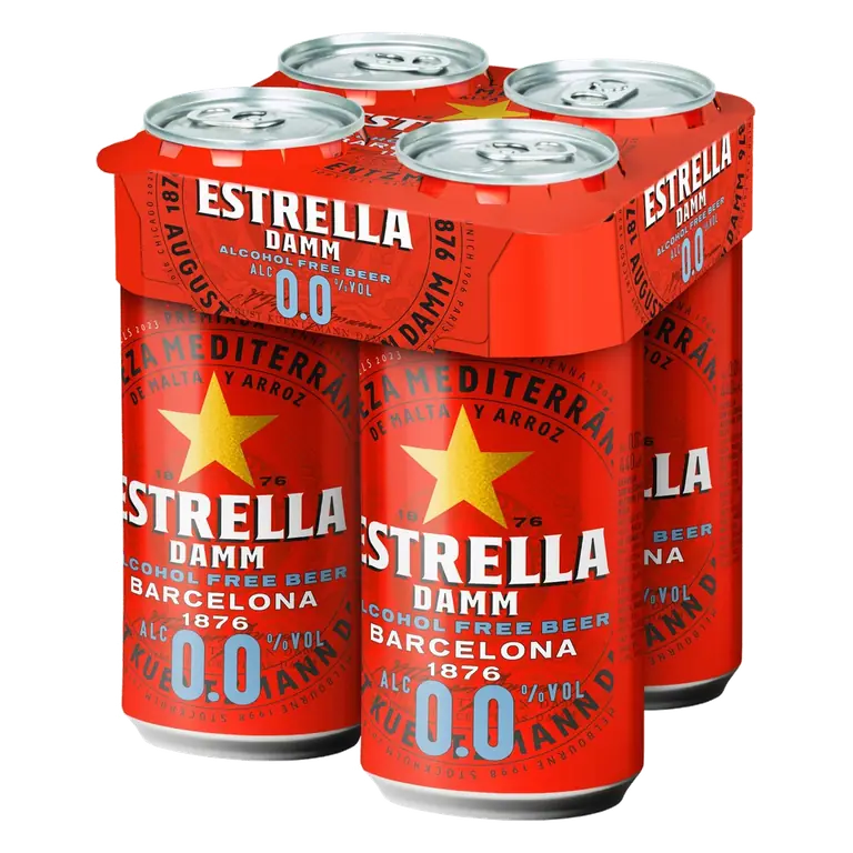 Damm Barcelona Alcohol Free Beer 4 x 440ml