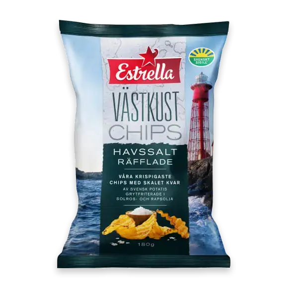 Havssalt Räfflade Västkustchips