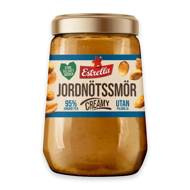 Jordnötssmör Creamy 340g