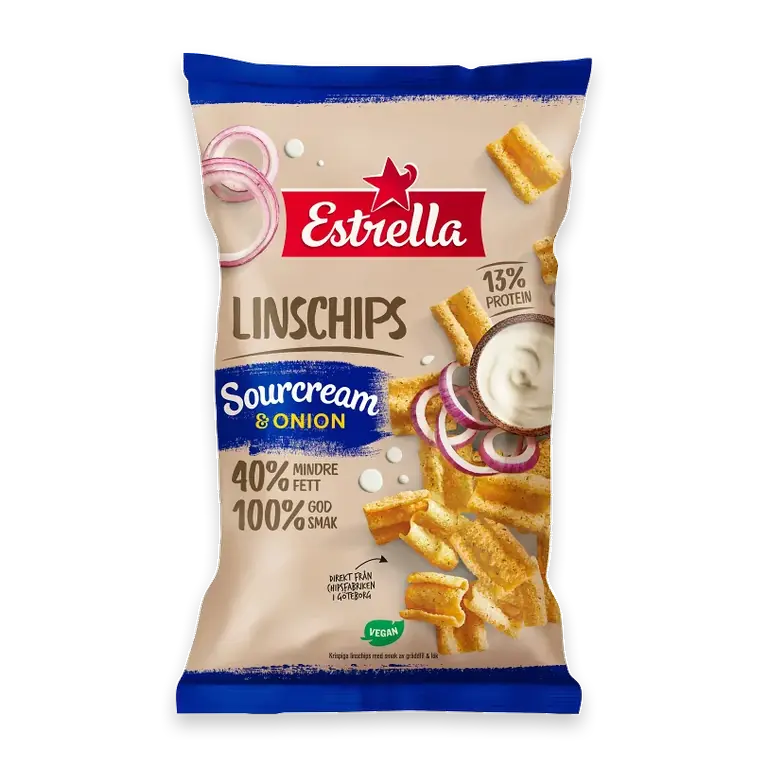 Linschips Sourcream & onion 110g