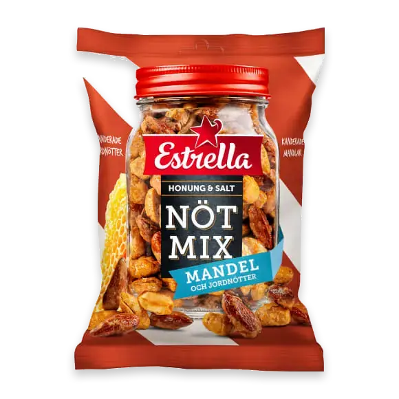 Mandel Jordnöt Nötmix Honung Salt