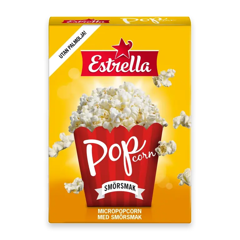 Micropopcorn Smörsmak 3-p 240g