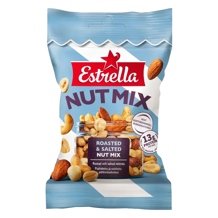 Nötmix Rostad & Saltad 60g