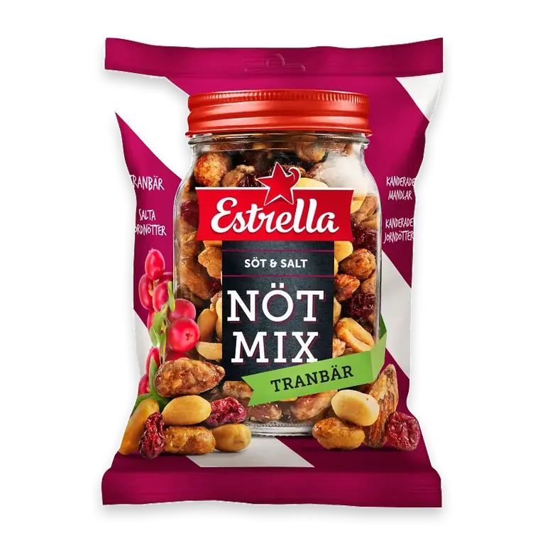 Nötmix Tranbär 175g